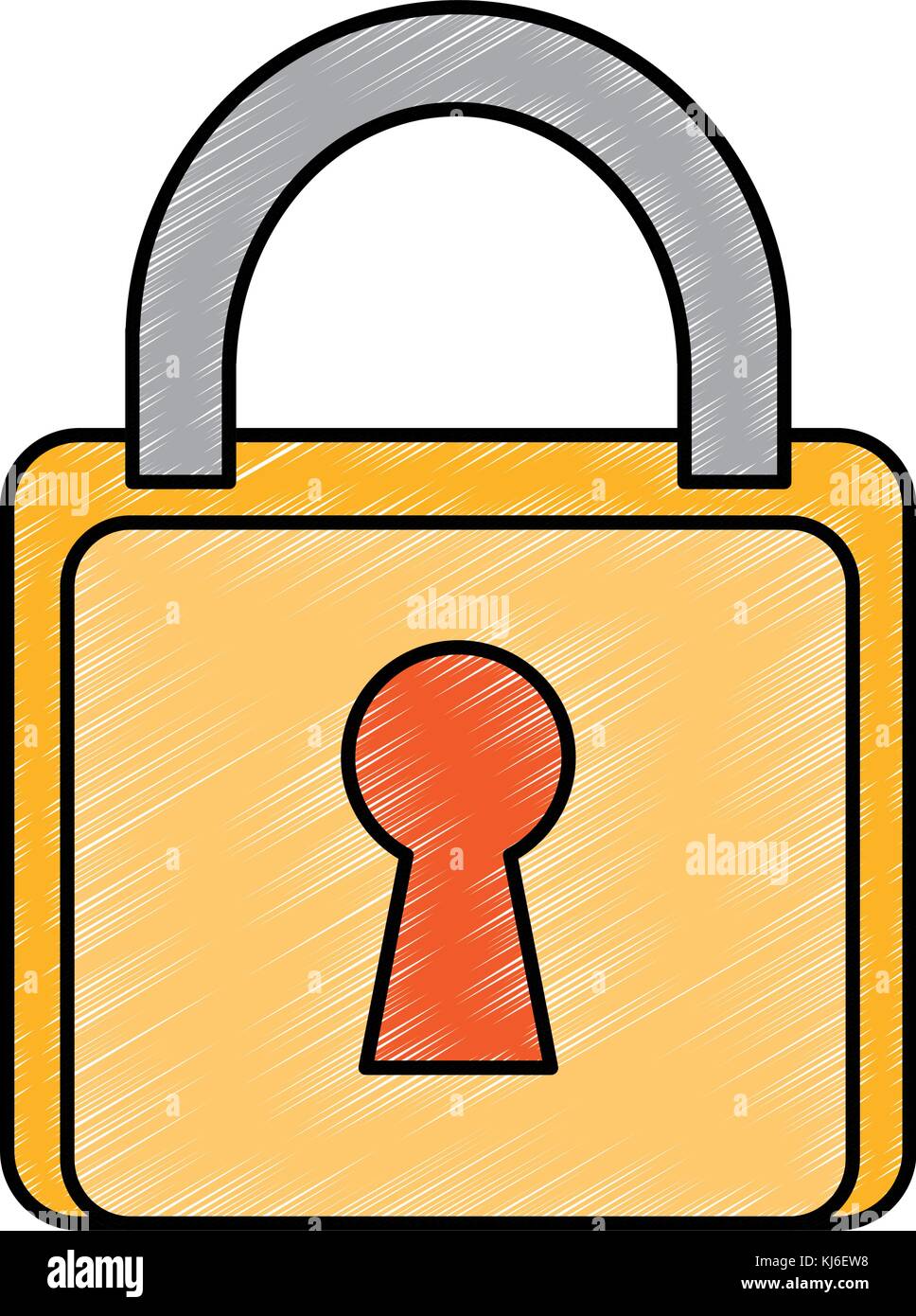 safe padlock isolated icon Stock Vector Image & Art - Alamy
