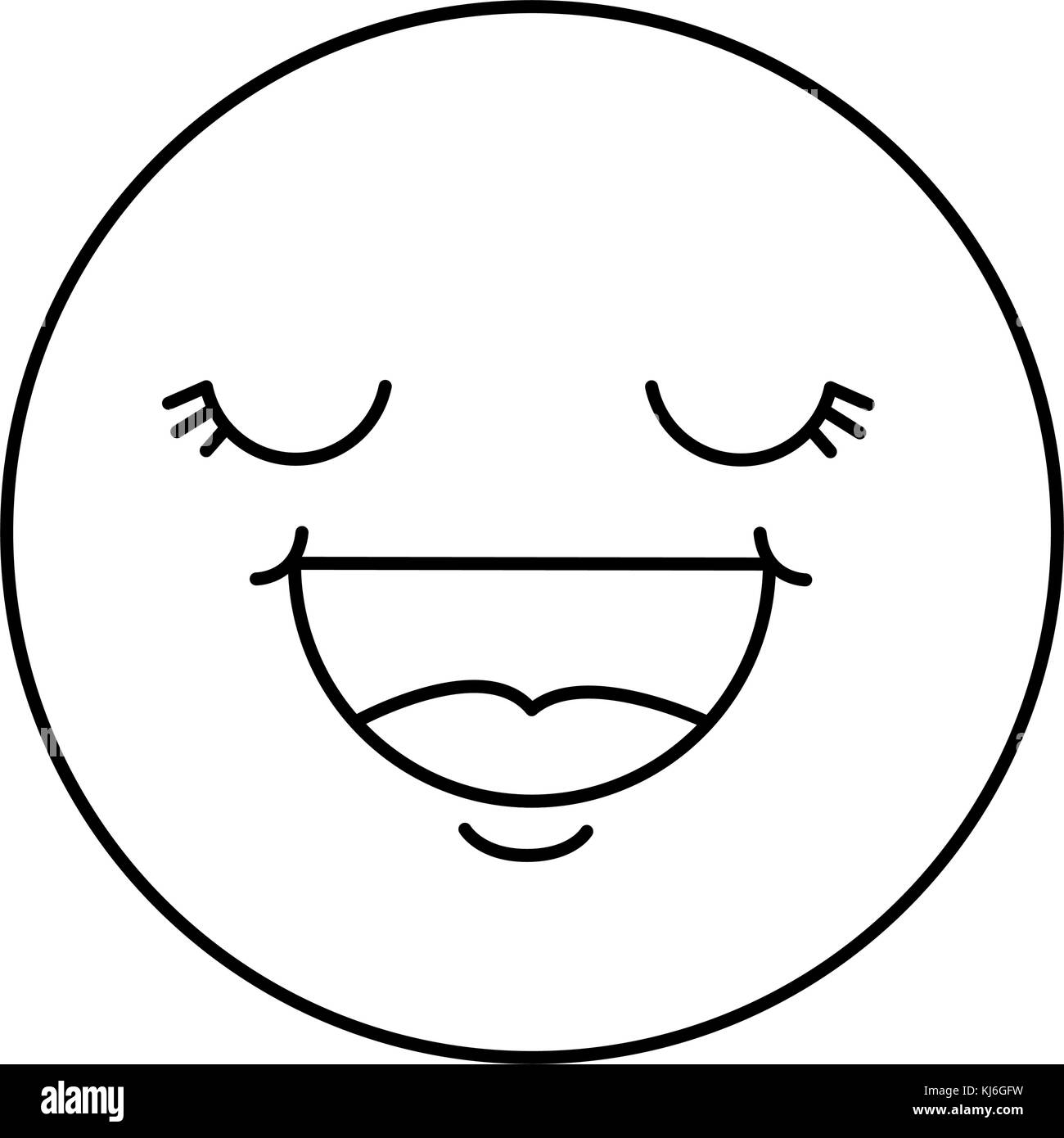 happy face emoji icon Stock Vector Image & Art - Alamy