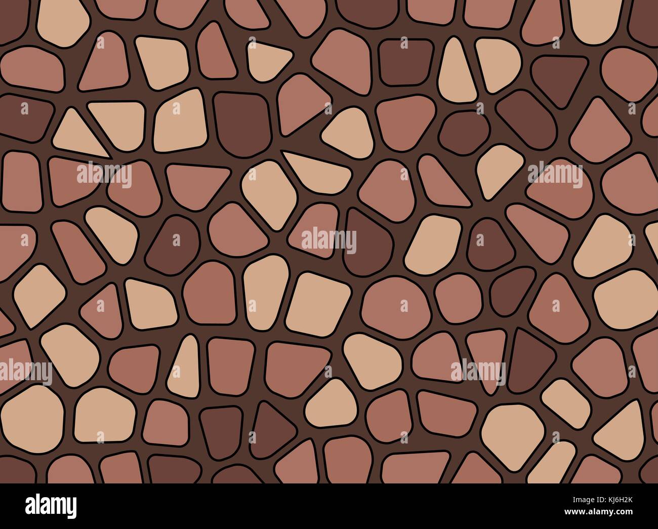 stone pebble texture mosaic vector background wallpaper Stock Vector