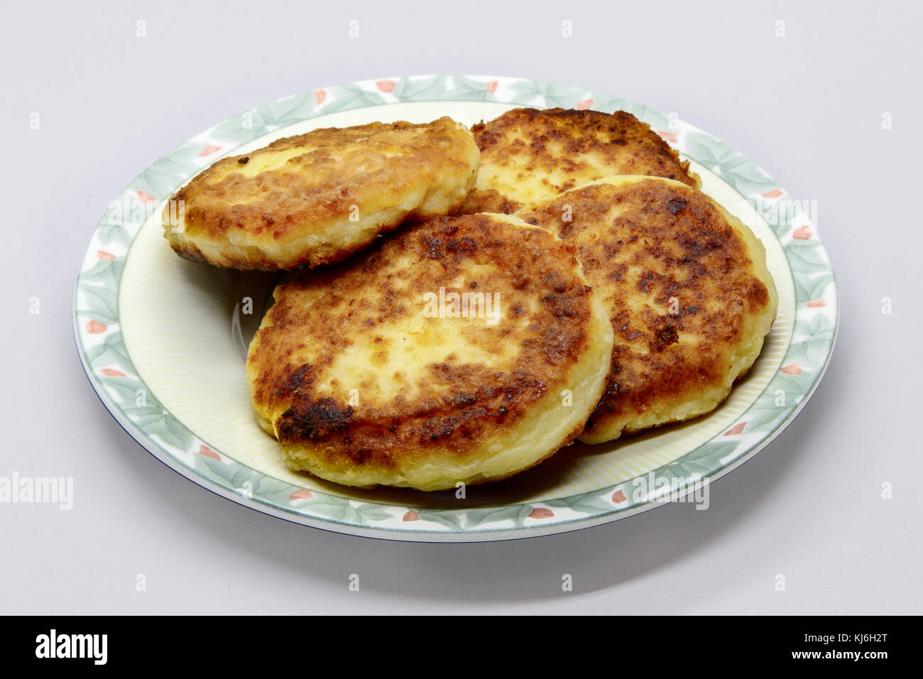 Russian style cottage cheese pancakes Stock Photo Alamy