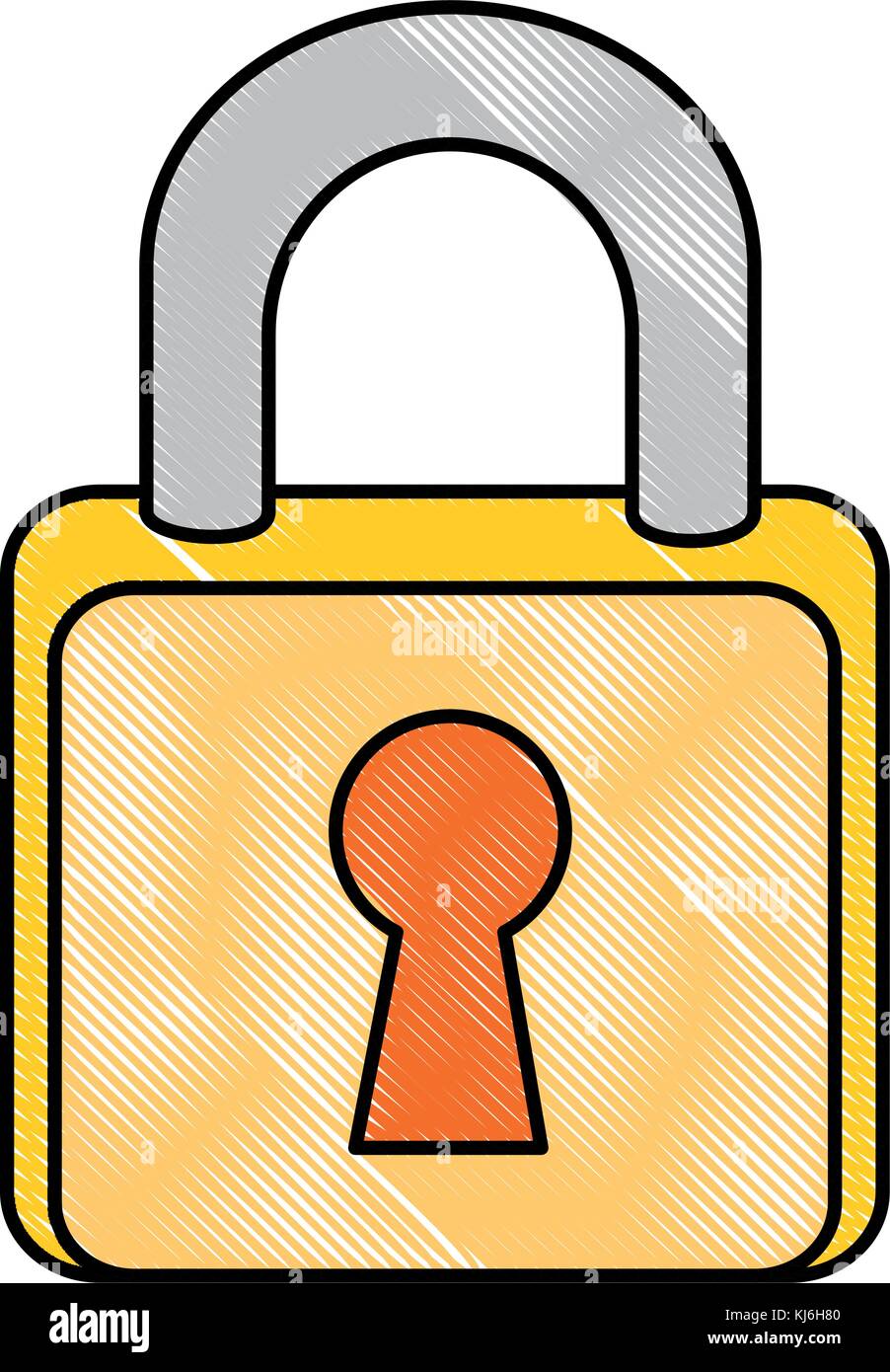 safe padlock isolated icon Stock Vector Image & Art - Alamy