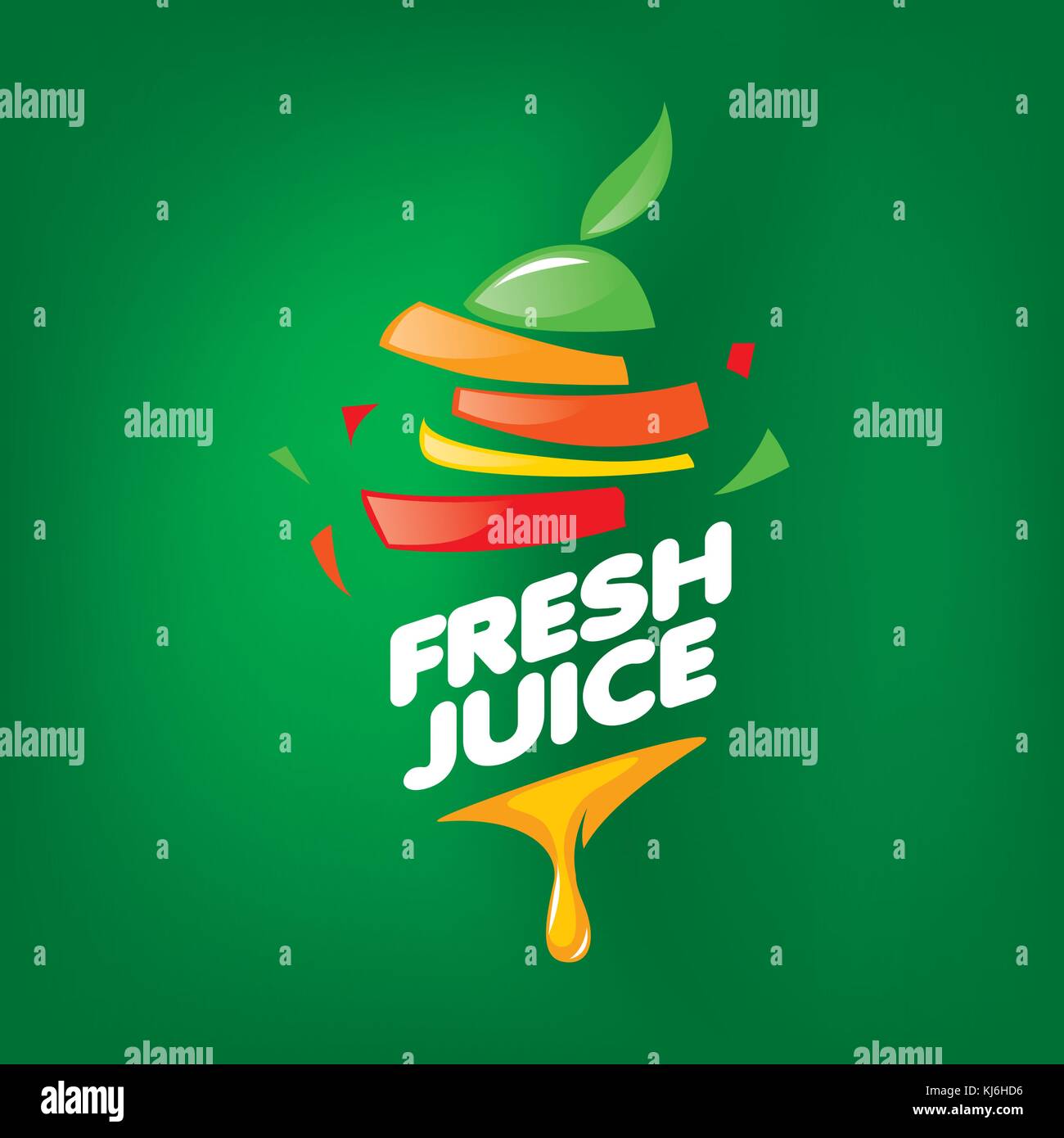 logo of fresh juice Stock Vector Image & Art Alamy