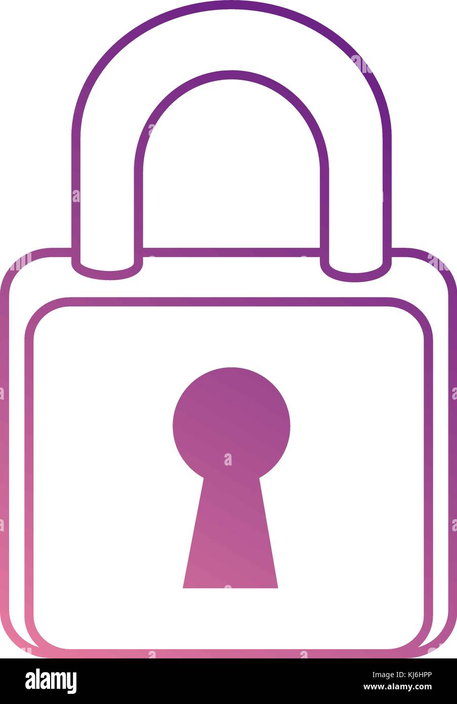 safe padlock isolated icon Stock Vector Image & Art - Alamy