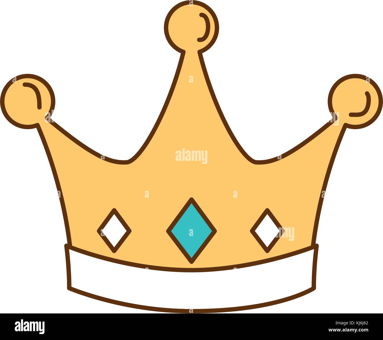 queen crown isolated icon Stock Vector Image & Art - Alamy