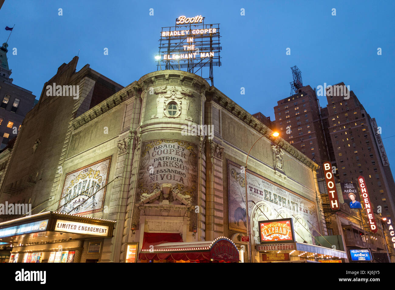 Booth Theatre on Broadway in NYC