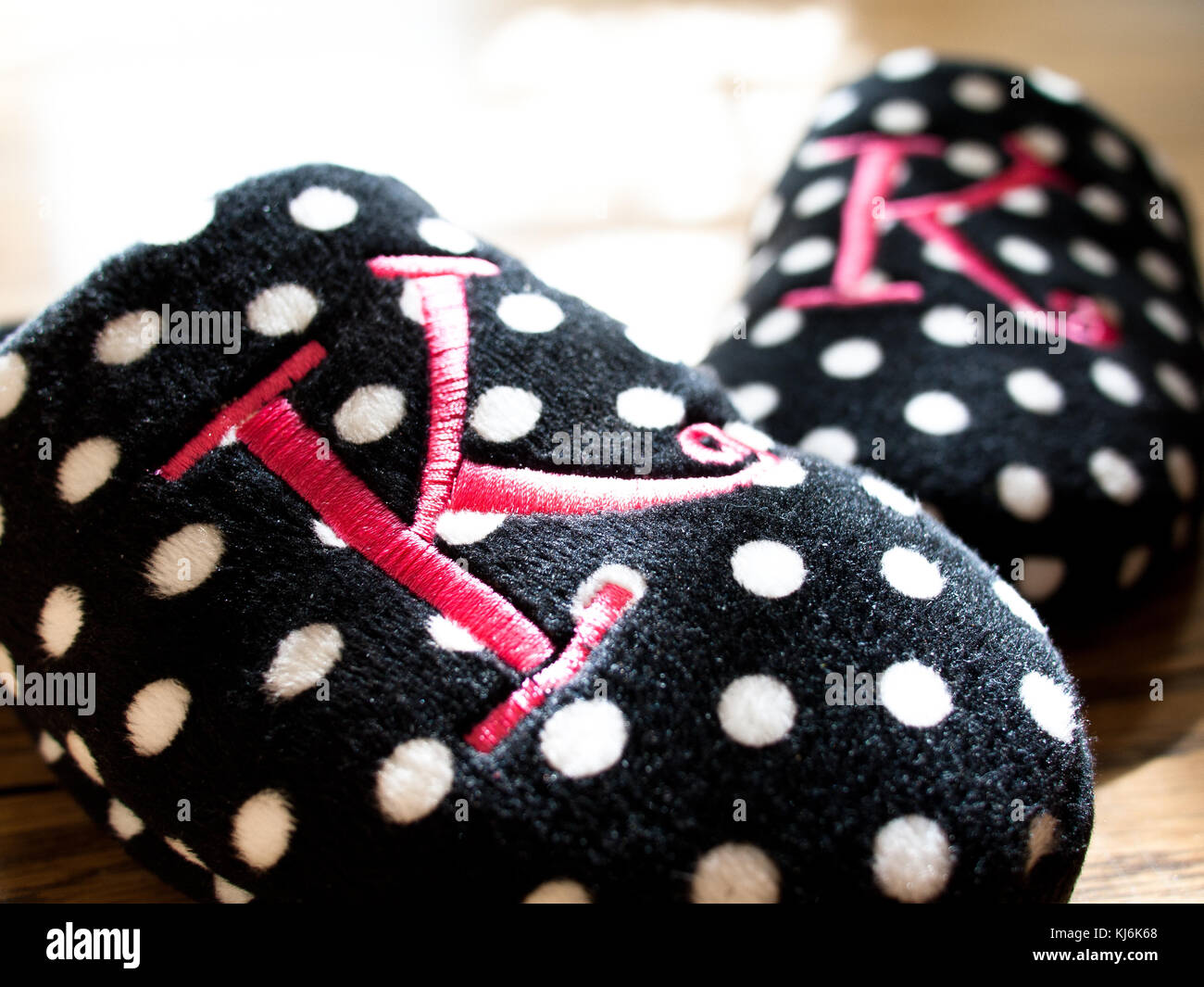 pink k slippers