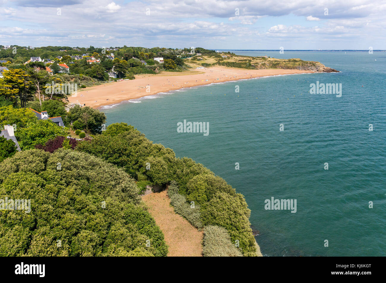 SaintNazaire (northwestern France) beach of Courance along the