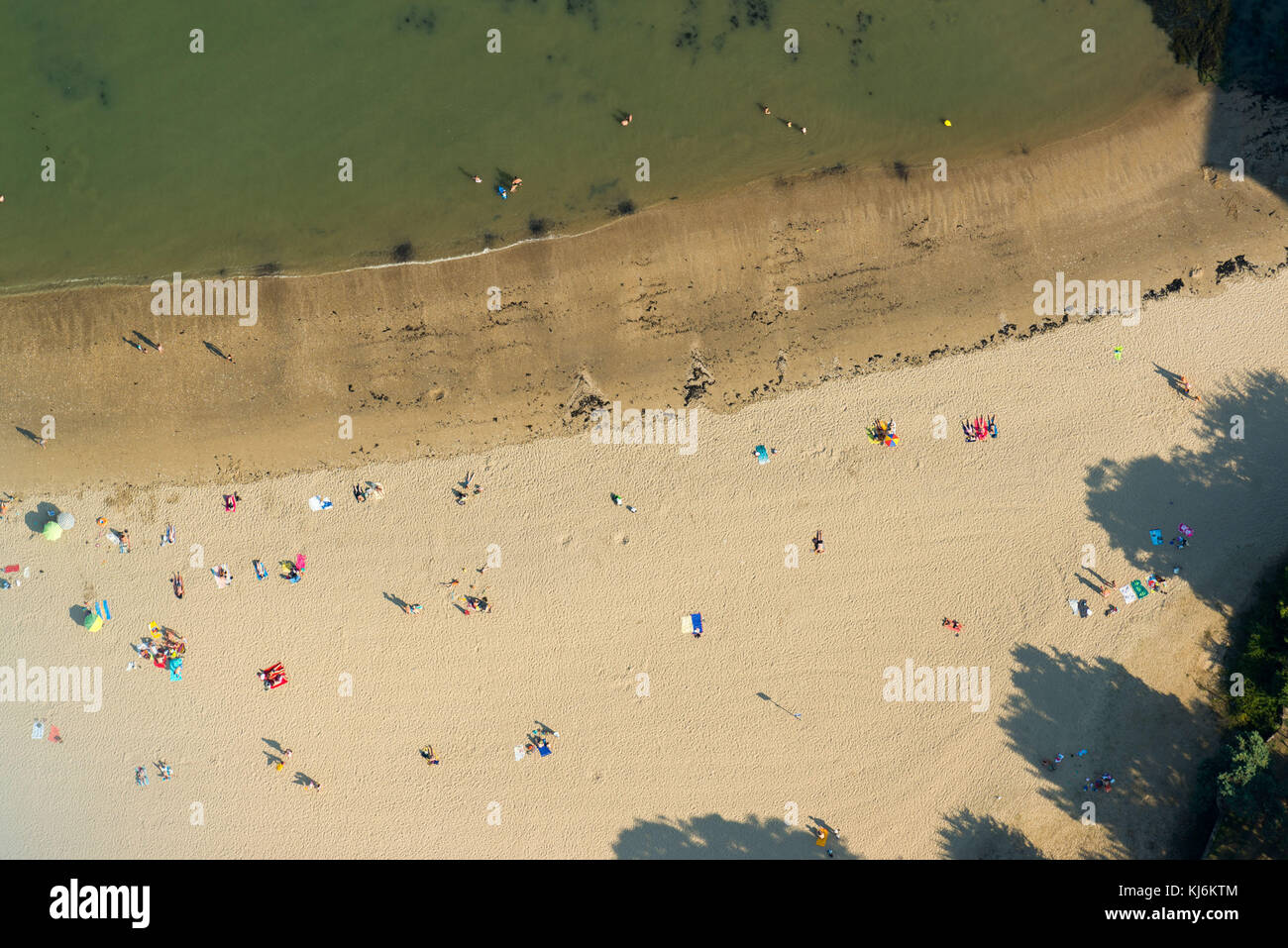 SaintNazaire (northwestern France) beach of Villes Martin along the