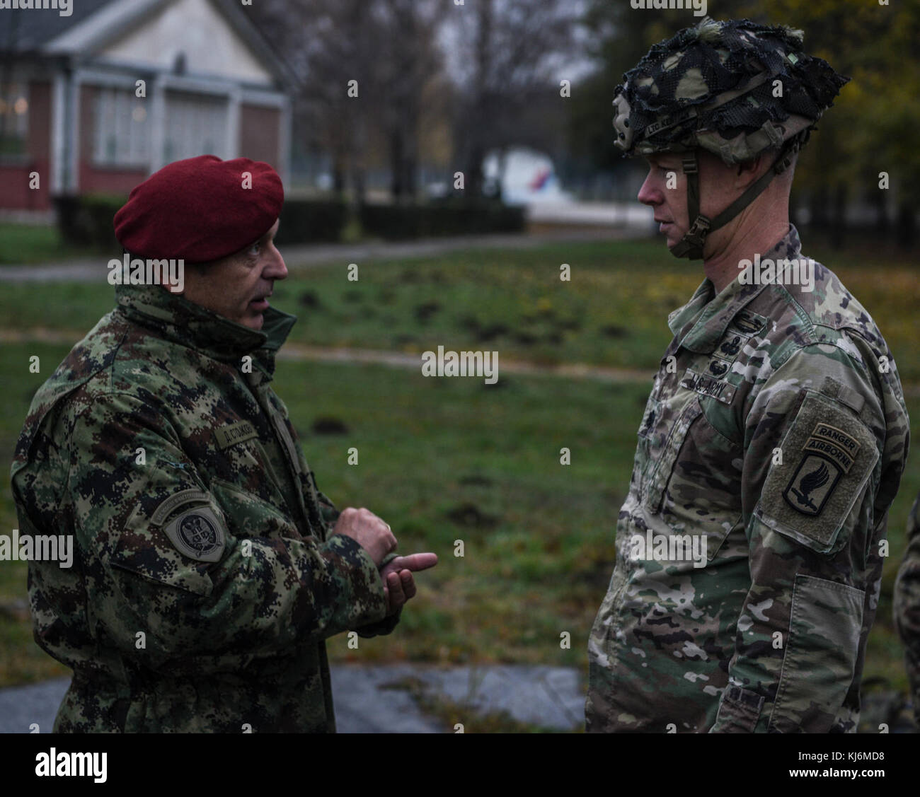 PANCEVO, Serbia -- 2nd Bn, 503rd Infantry Regiment, 173rd Airborne ...