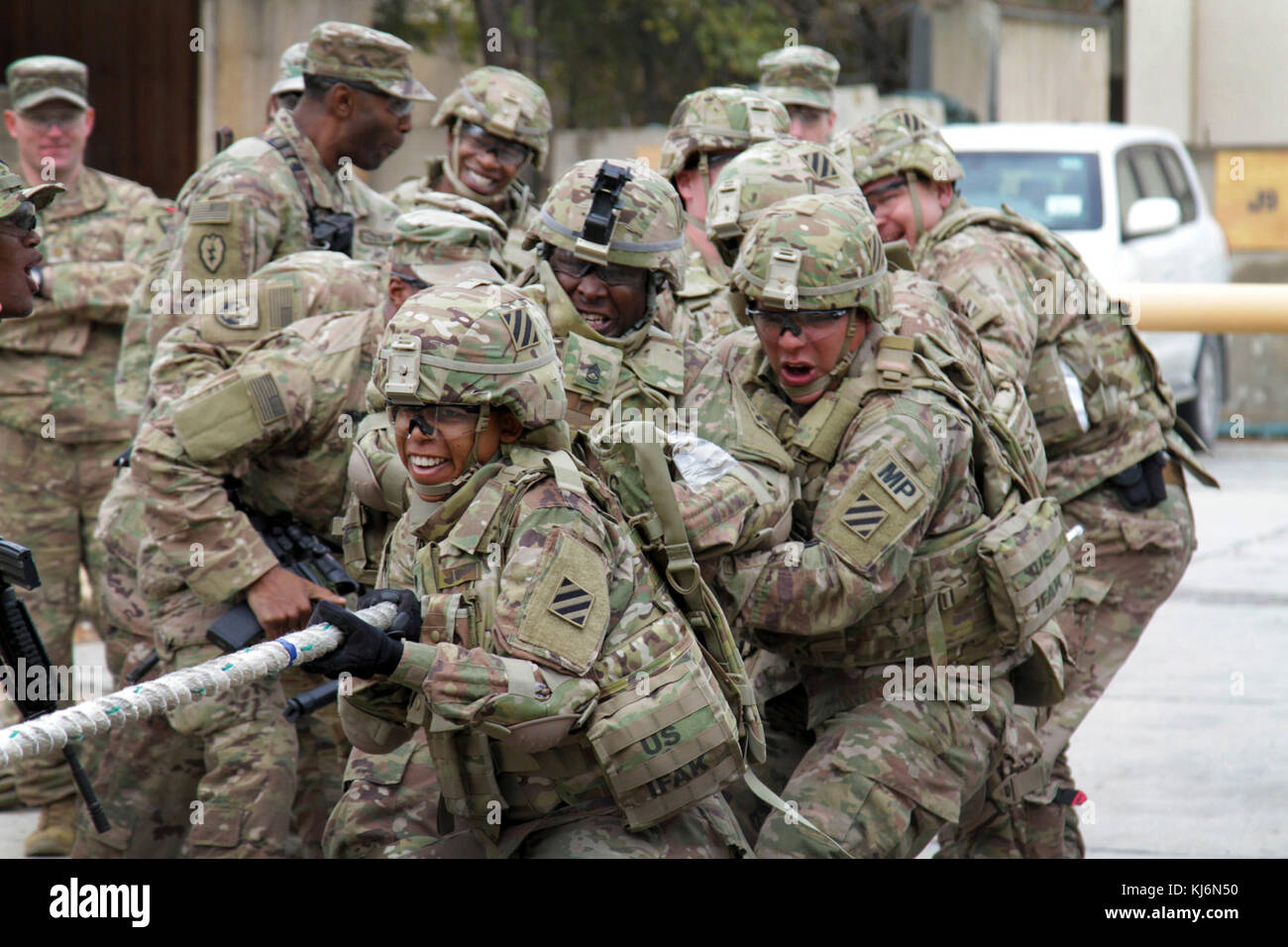 BAGRAM AIRFIELD, Afghanistan - Soldiers with the 3rd Special Troops ...