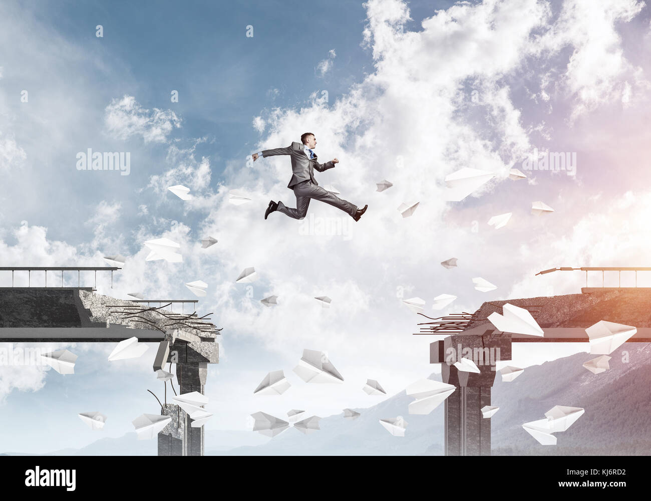 Problems and difficulties overcoming concept Stock Photo - Alamy