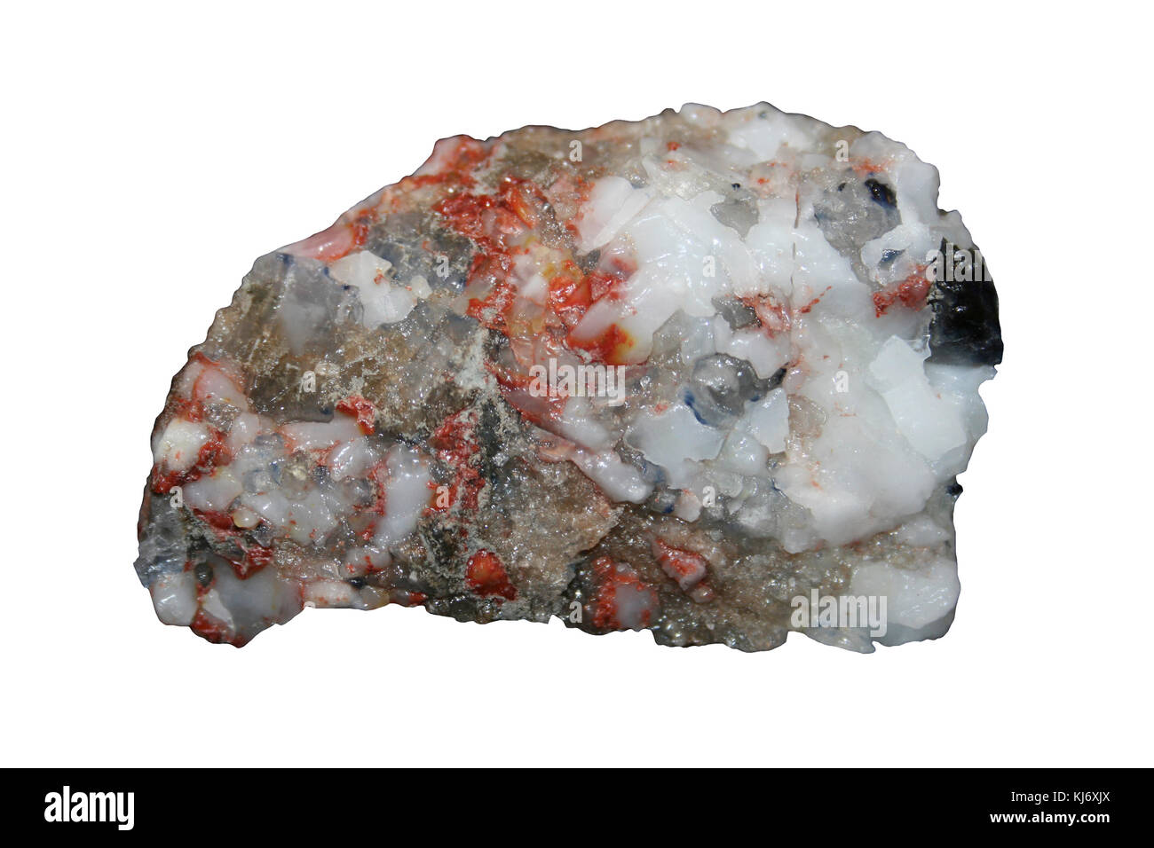 Sylvite (Potassium Chloride) & Halite (Sodium Chloride), Ural Mountains, USSR Stock Photo