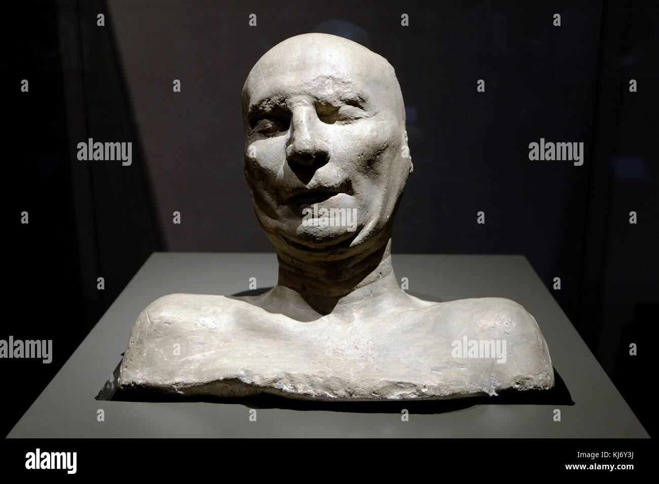 funerary mask of filippo brunelleschi, opera del duomo museum, florence, italy Stock Photo