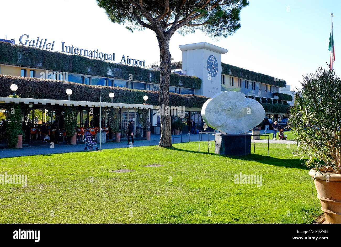 pisa international airport, galileo galilei, tuscany, italy Stock Photo