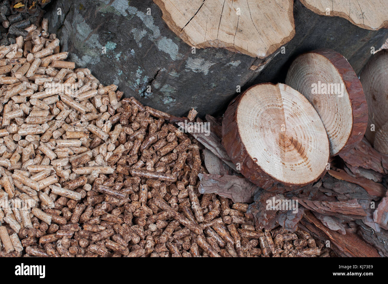 Different kind of pellets and they materials made of Stock Photo Alamy