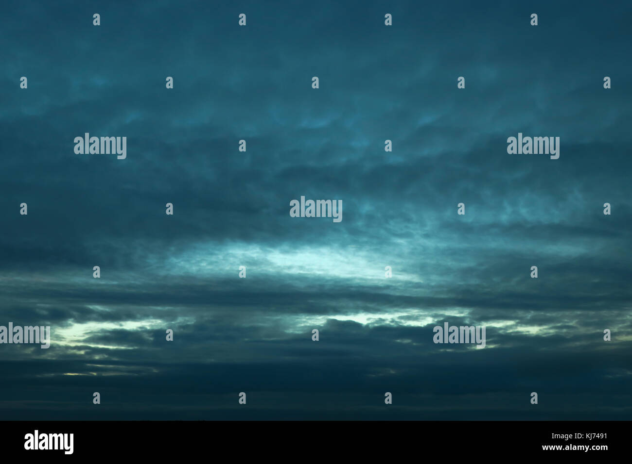 Dark blue clouds and sky scene Stock Photo Alamy