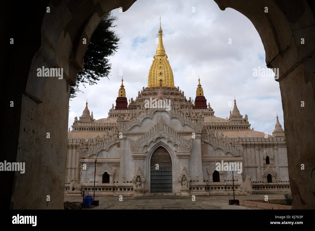 The Ananda Temple in Bagan, Myanmar Stock Photo