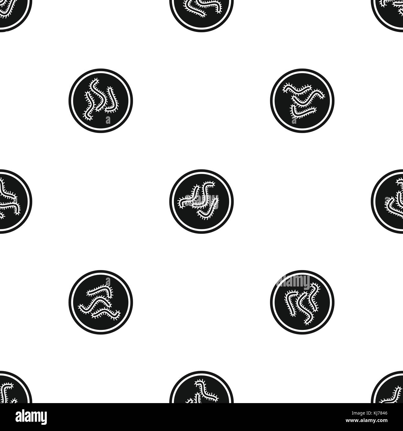 Lot of bacteria pattern seamless black Stock Vector Image & Art - Alamy