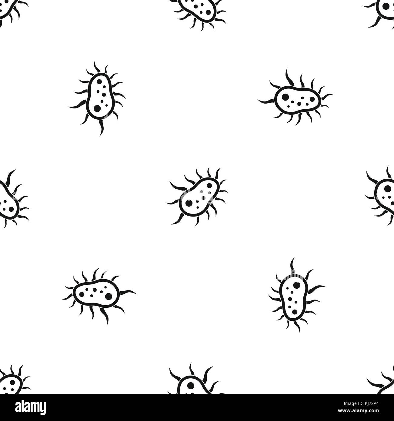 Bacteria centipede pattern seamless black Stock Vector Image & Art - Alamy