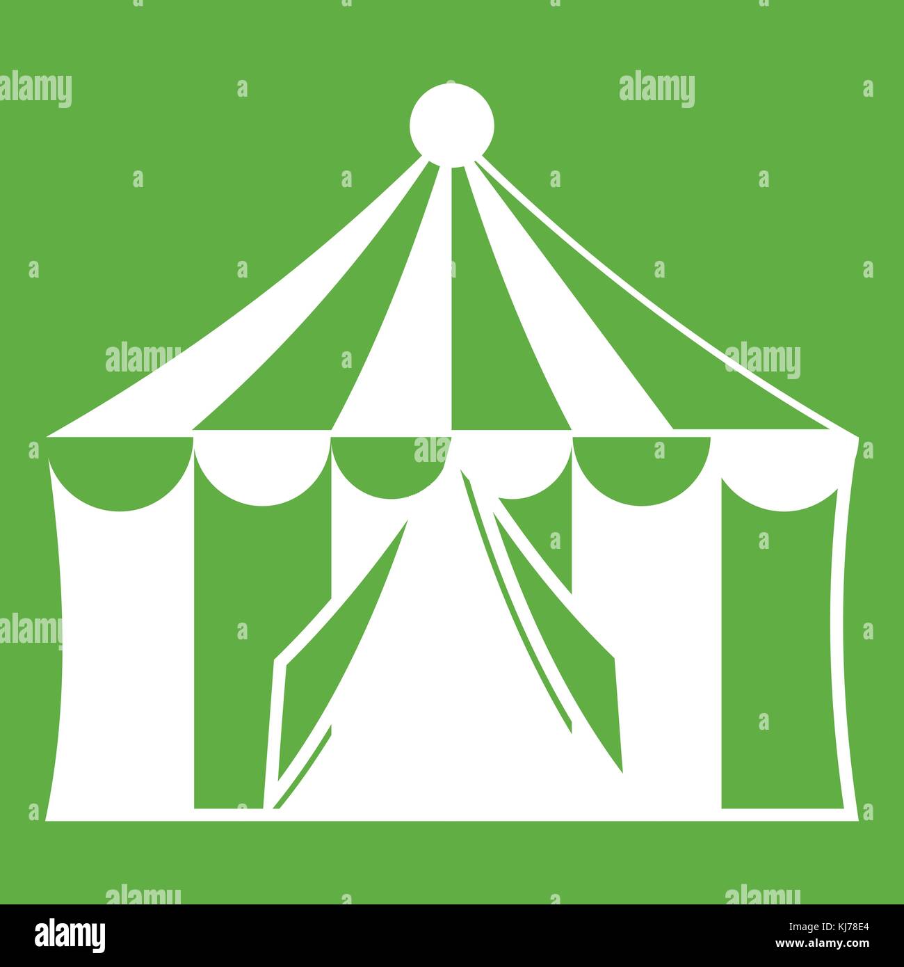 Circus tent icon green Stock Vector Image & Art - Alamy