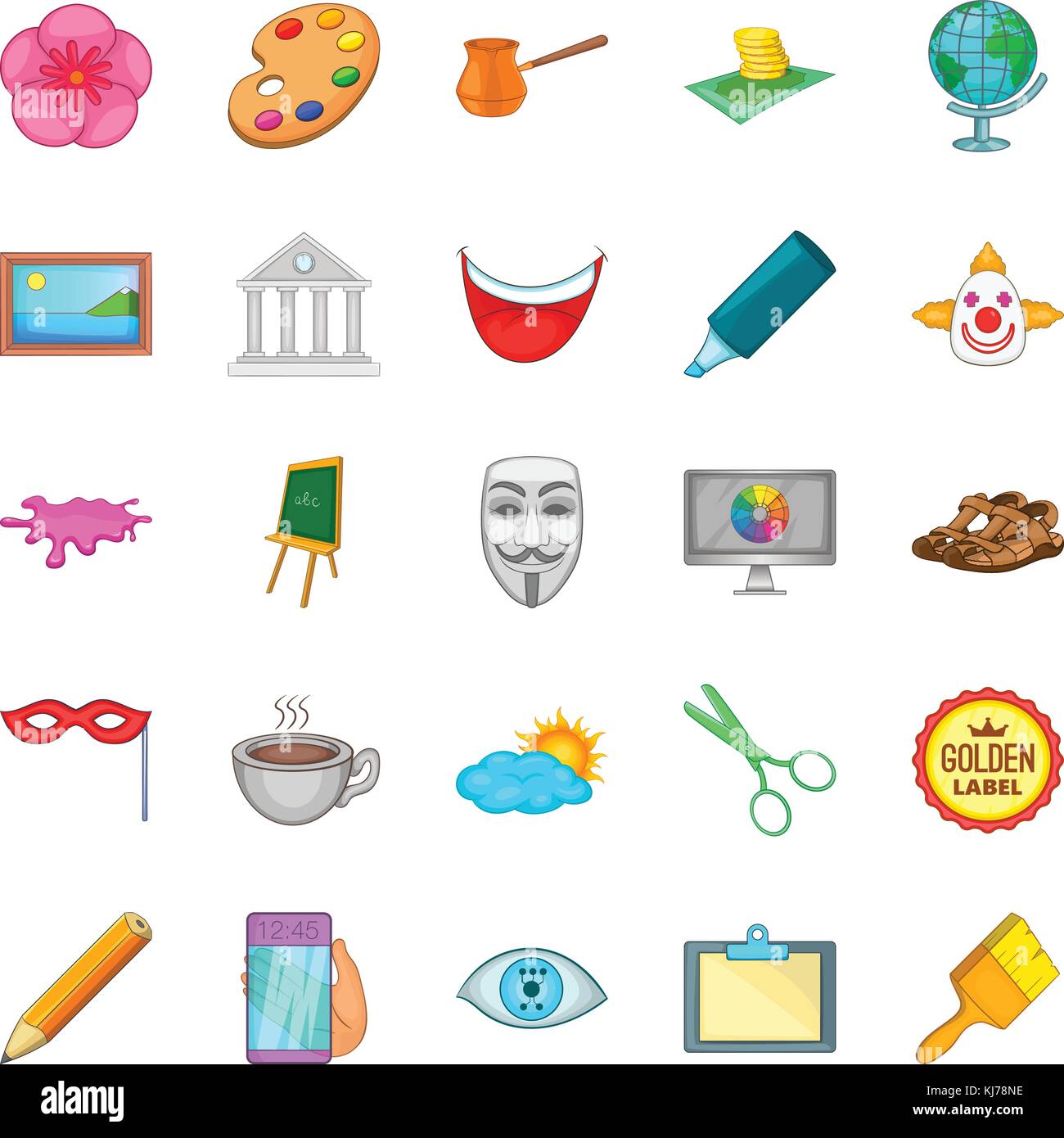 Artificer icons set, cartoon style Stock Vector Image & Art - Alamy