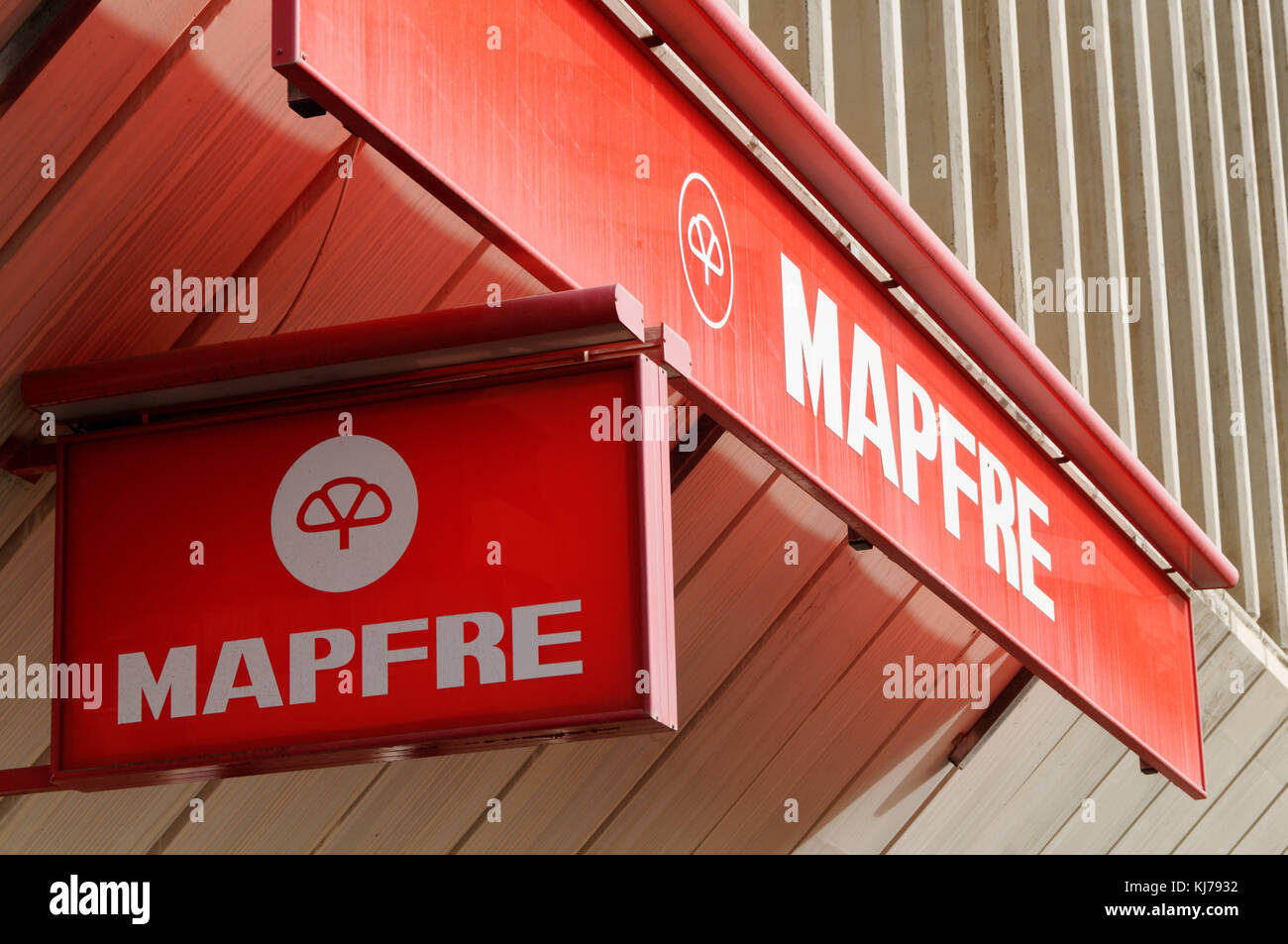 Mapfre Spanish insurance company Stock Photo