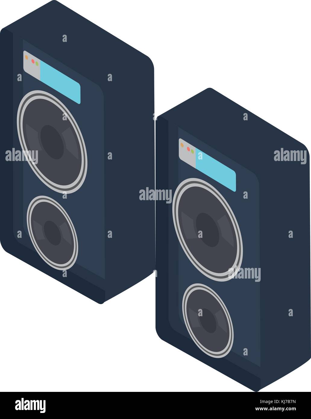 loudspeaker icon over white background vector illustration Stock Vector ...