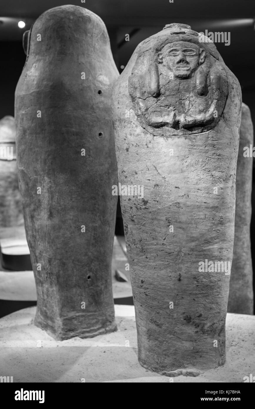 Mummy, Israel Museum, Jerusalem, Israel Stock Photo
