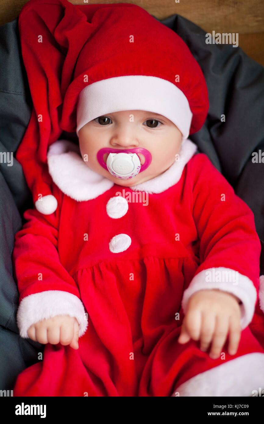 santa claus costume for baby girl