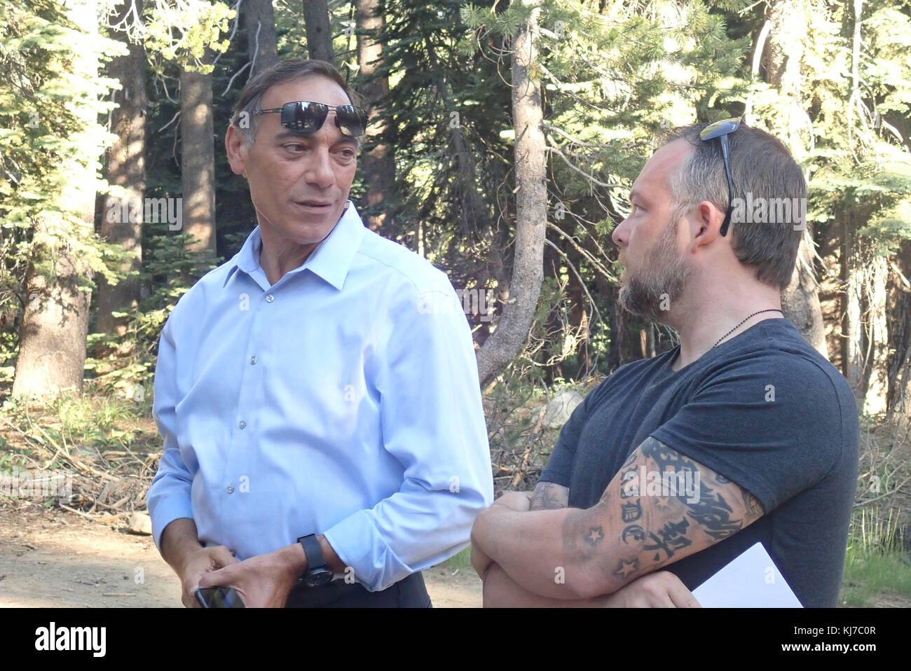 THE HUNT FOR THE ZODIAC KILLER, lr Sal LaBarbera, Ken Mains in 'The