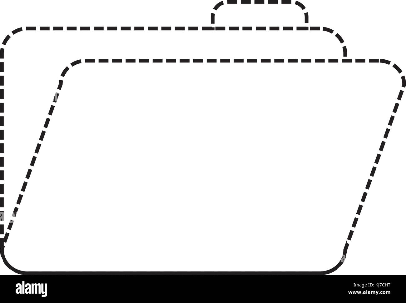 document folder icon over white background vector illustration Stock ...