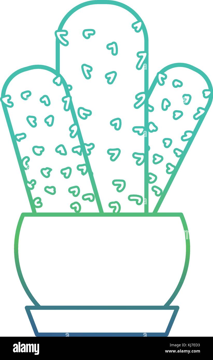 Cactus of plant desert and nature theme Isolated design Vector ...