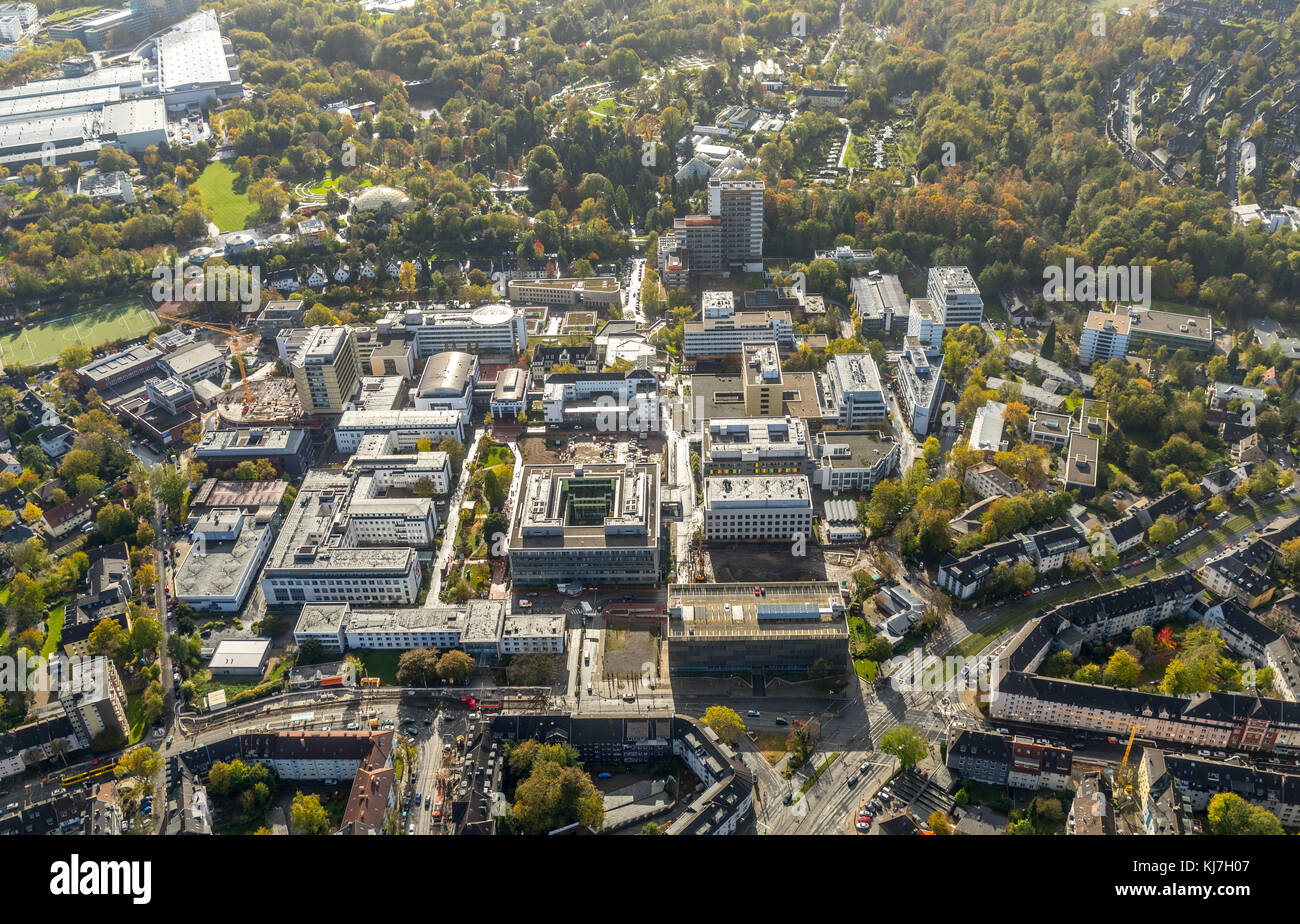 University Hospital Essen, UK Essen, University of Duisburg-Essen, Divisions Cardiovascular Diseases, Transplantation Medicine and Oncology and Geneti Stock Photo