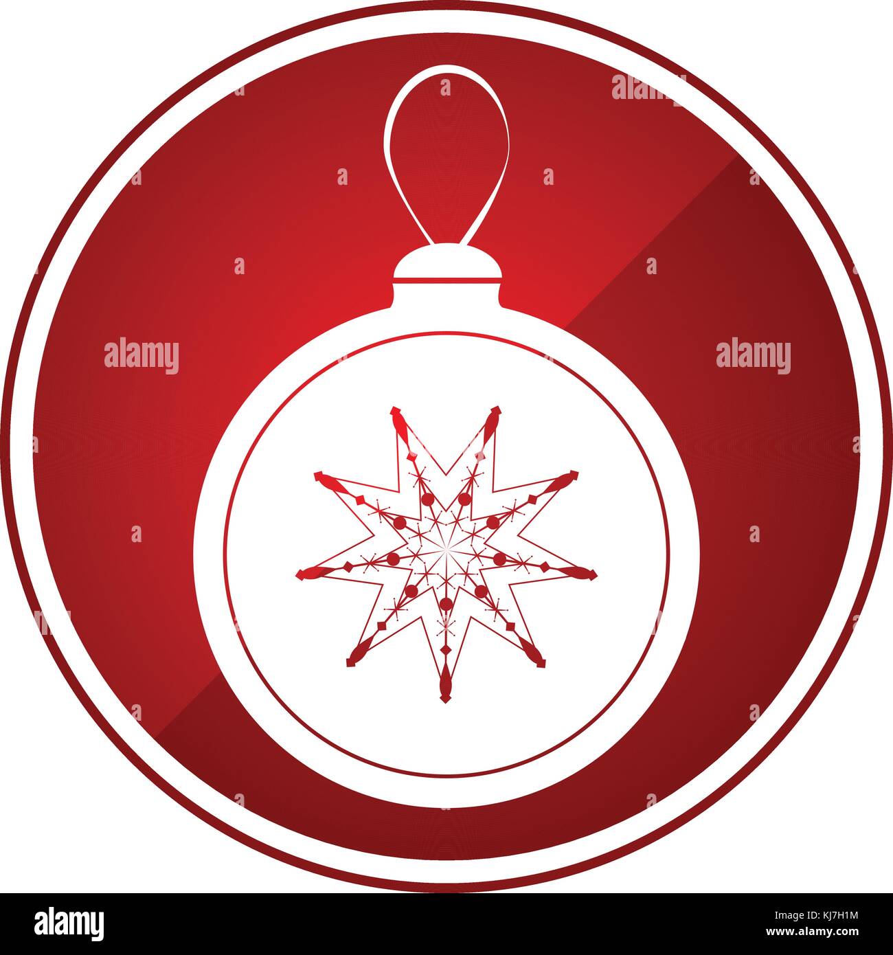 Christmas ball icon Stock Vector Image & Art - Alamy