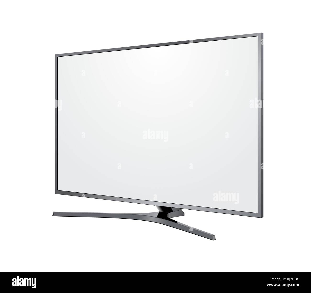 TV screen flat lcd led vector illustration Stock Vector Image & Art Alamy