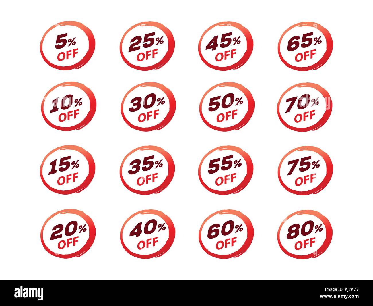 set of sale stickers for web, set of dicount stickers, sale up to