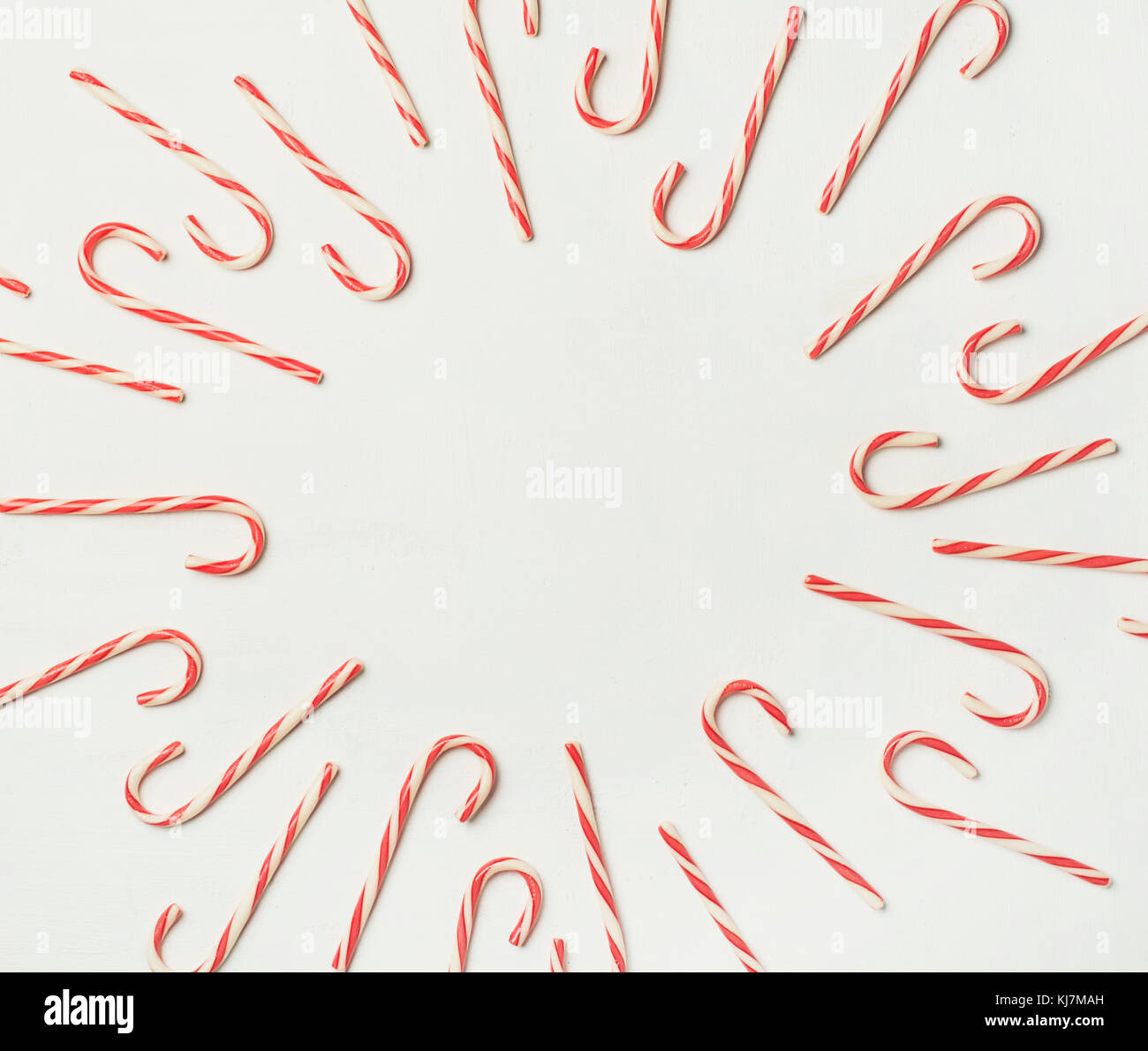 Christmas holiday red candy cane pattern, texture and background on ...
