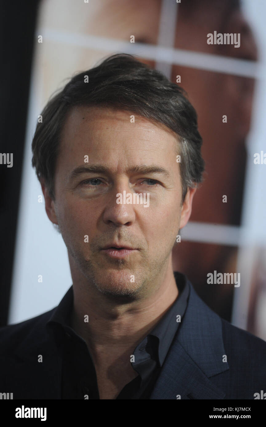 NEW YORK, NY DECEMBER 12 Edward Norton attends the 'Collateral