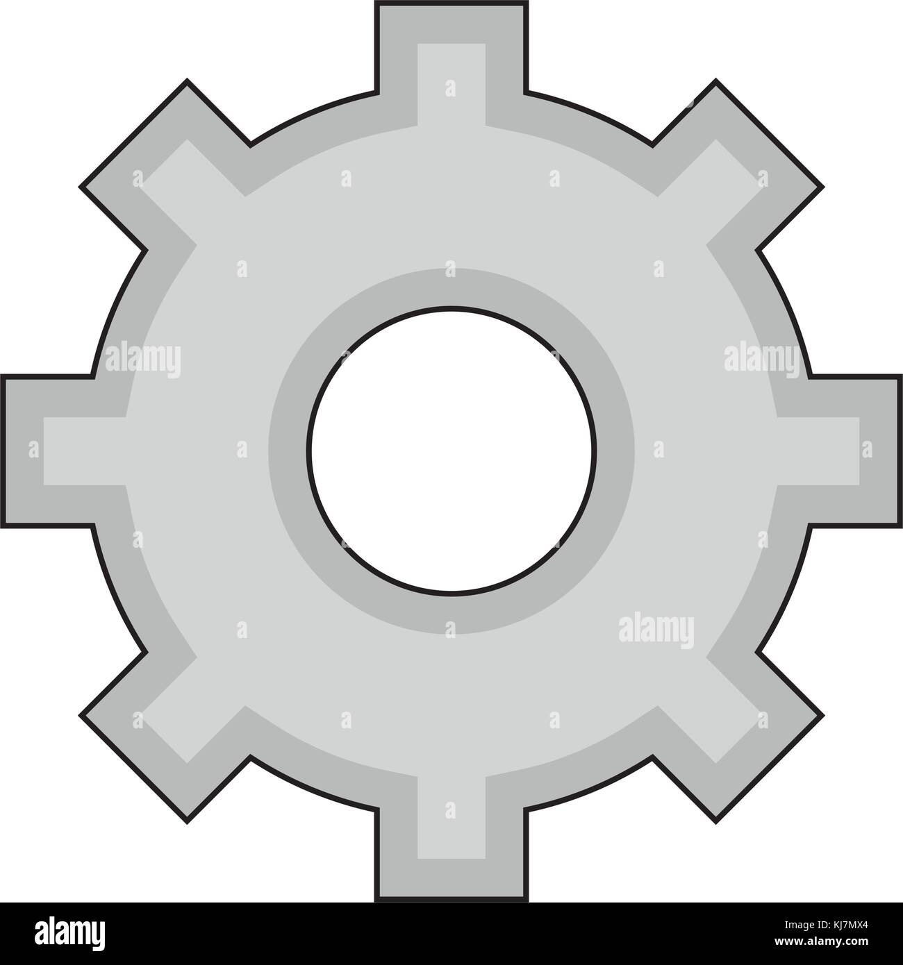 Isolated gear design Stock Vector Image & Art - Alamy