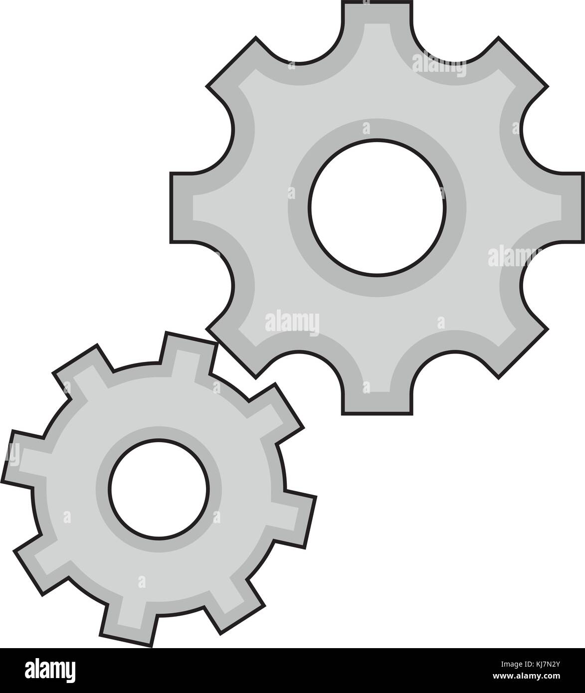 Isolated gear design Stock Vector Image & Art - Alamy