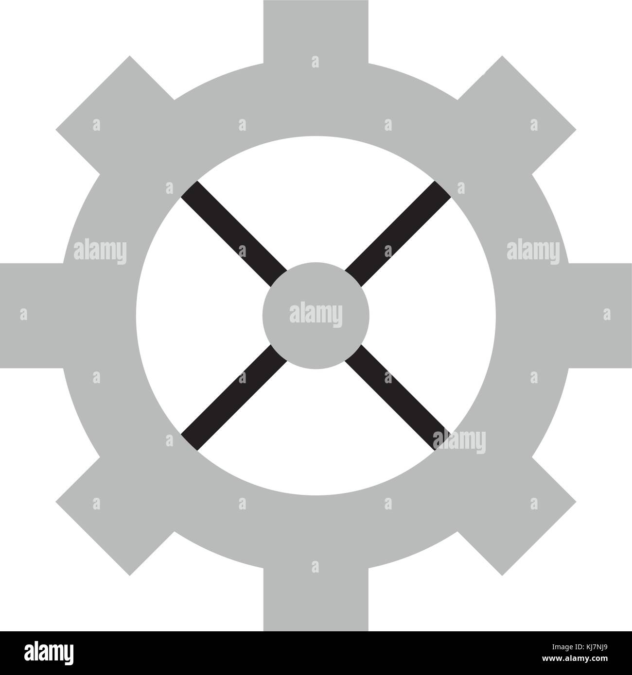 Isolated gear design Stock Vector Image & Art - Alamy