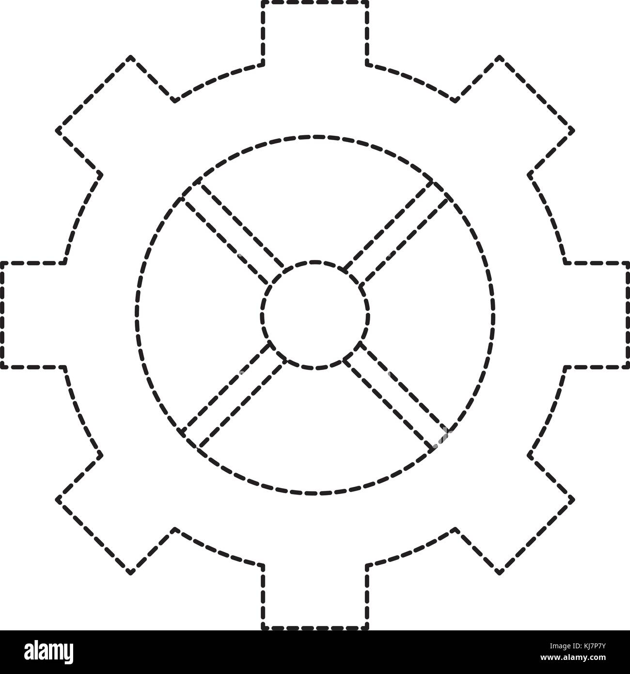 Isolated gear design Stock Vector Image & Art Alamy