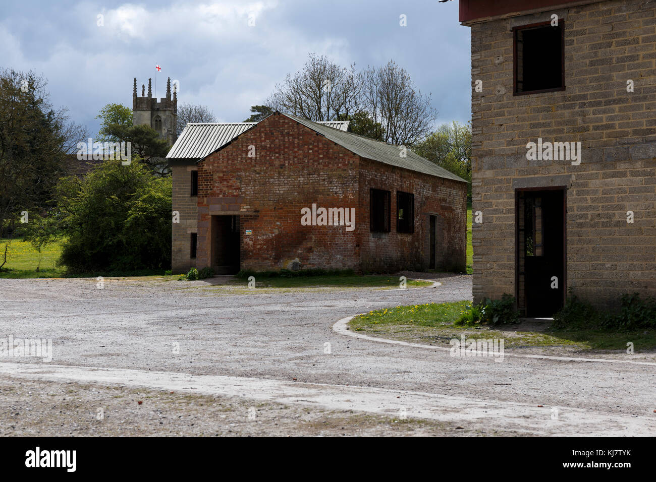 Imber Village Salisbury Plain Wiltshire England,Training area Stock ...