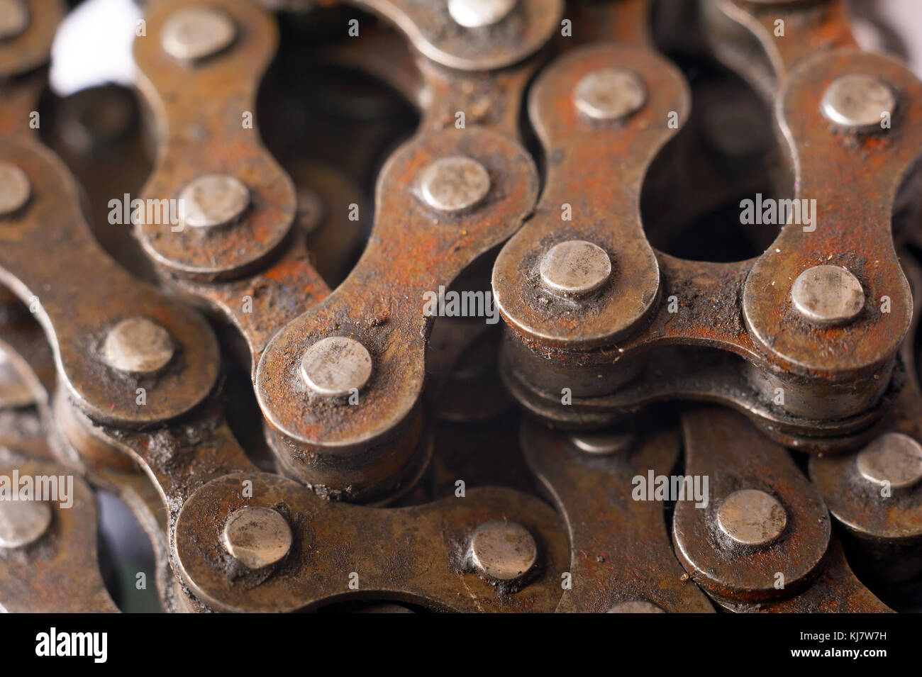 Rusty bicycle chain Stock Photo Alamy