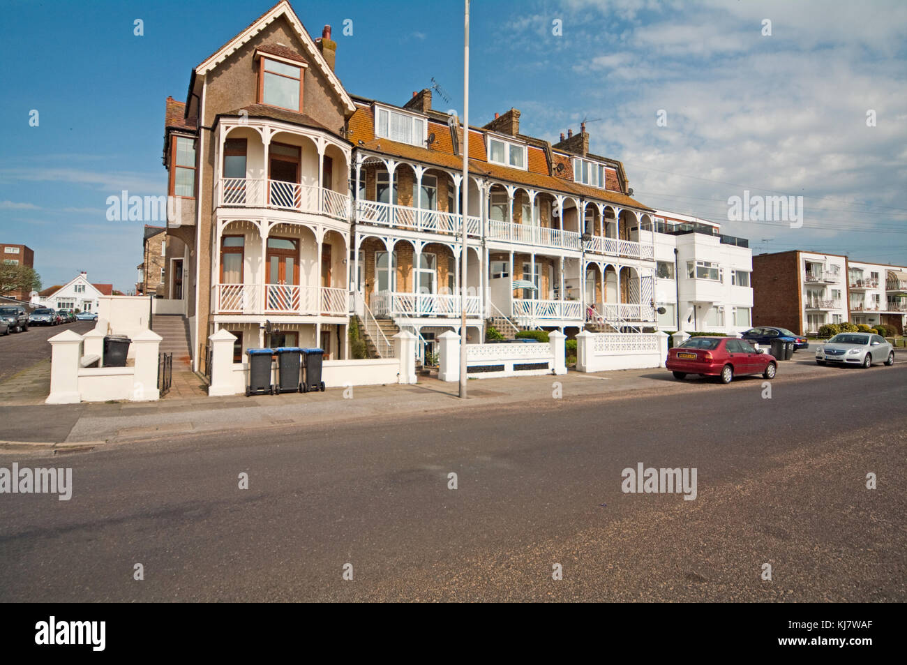 Minnis Bay, Old Building, Kent, England Stock Photo Alamy