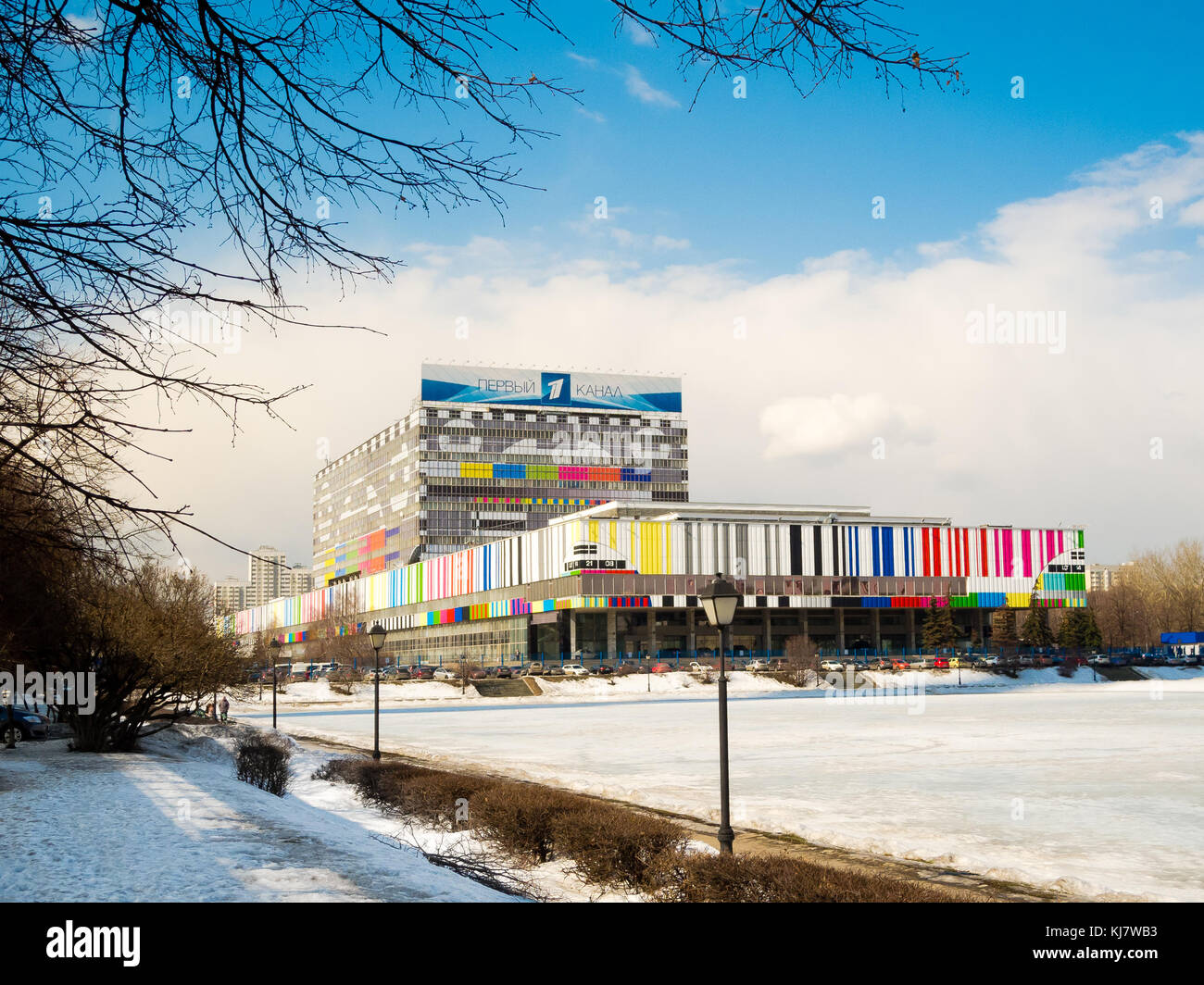 Ostankino television cente Stock Photo - Alamy
