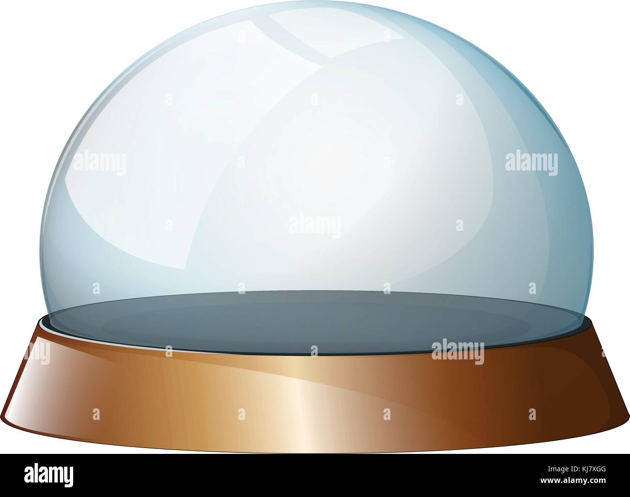 Illustration of an empty dome on a white background Stock Vector Image ...