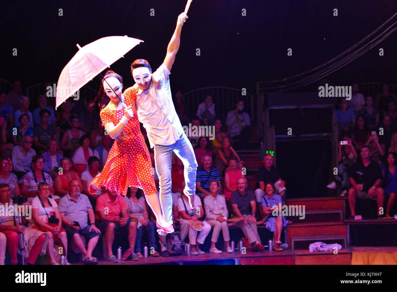 Phare Cricus in Siem Reap, Cambodia. Young people get the chance to showcase their talent and make a living doing what they love. Stock Photo