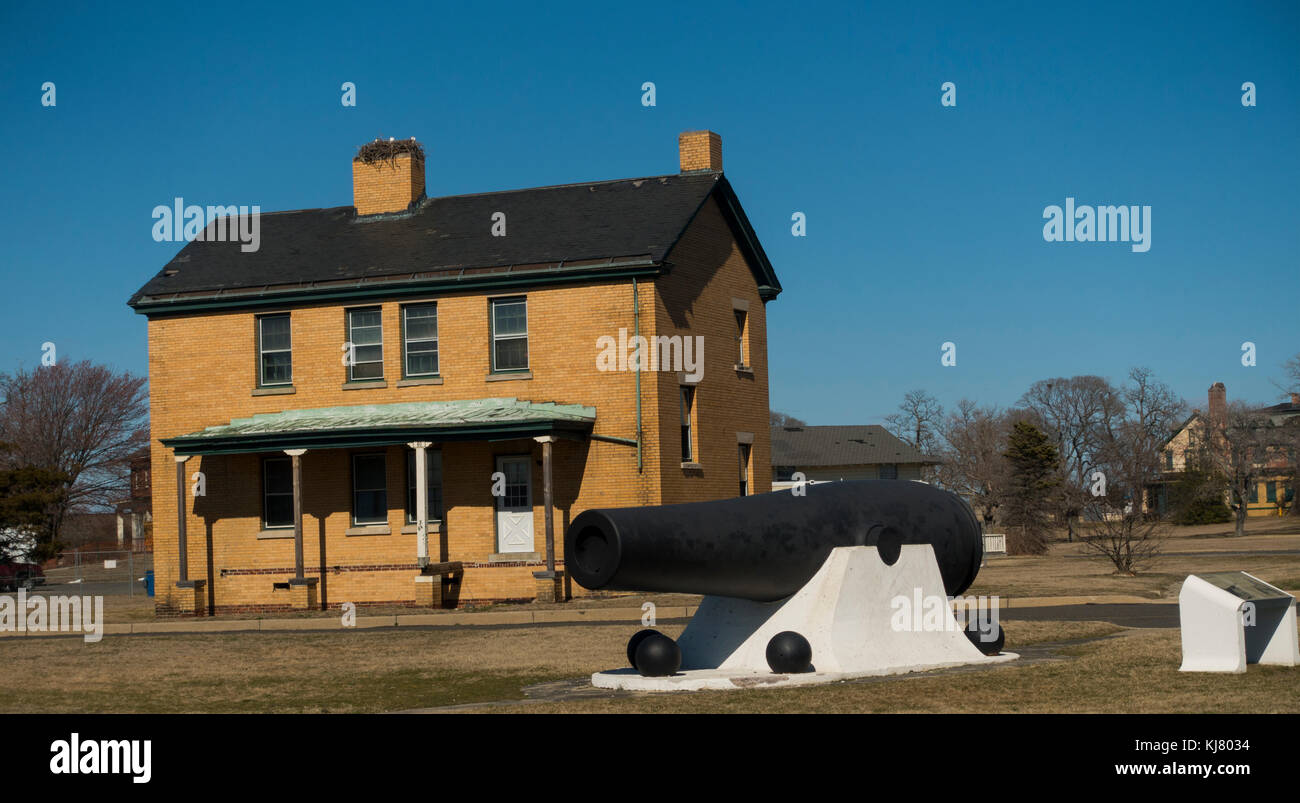 Fort Hancock and Sandy Hook proving ground New Jersey Stock Photo Alamy