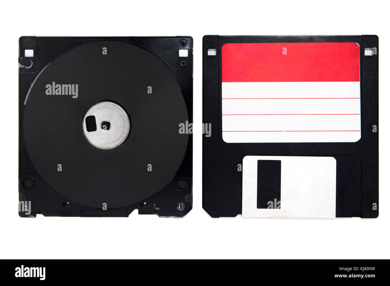inside of floppy disk isolated on a white backgound Stock Photo Alamy